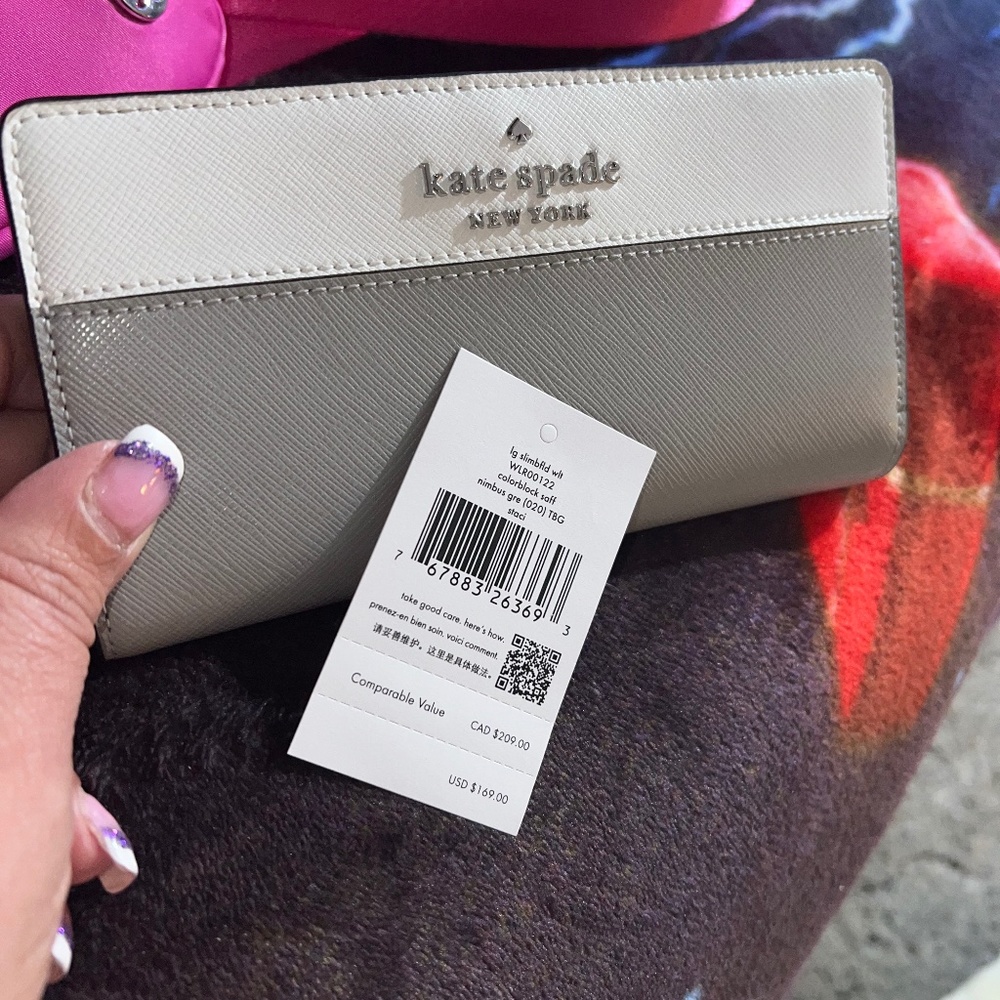 Kate spade color block wallet